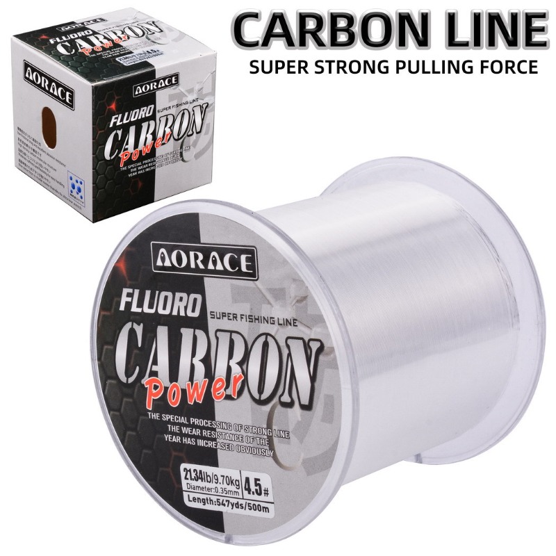 Fluorocarbon Line - Filo da Pesca in Fluorocarbonio 500M,