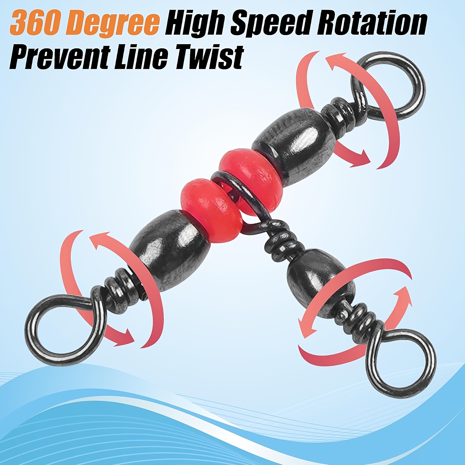 3 Girelle a tre vie, Girevole  - Monofilament Line recensione e prezzo