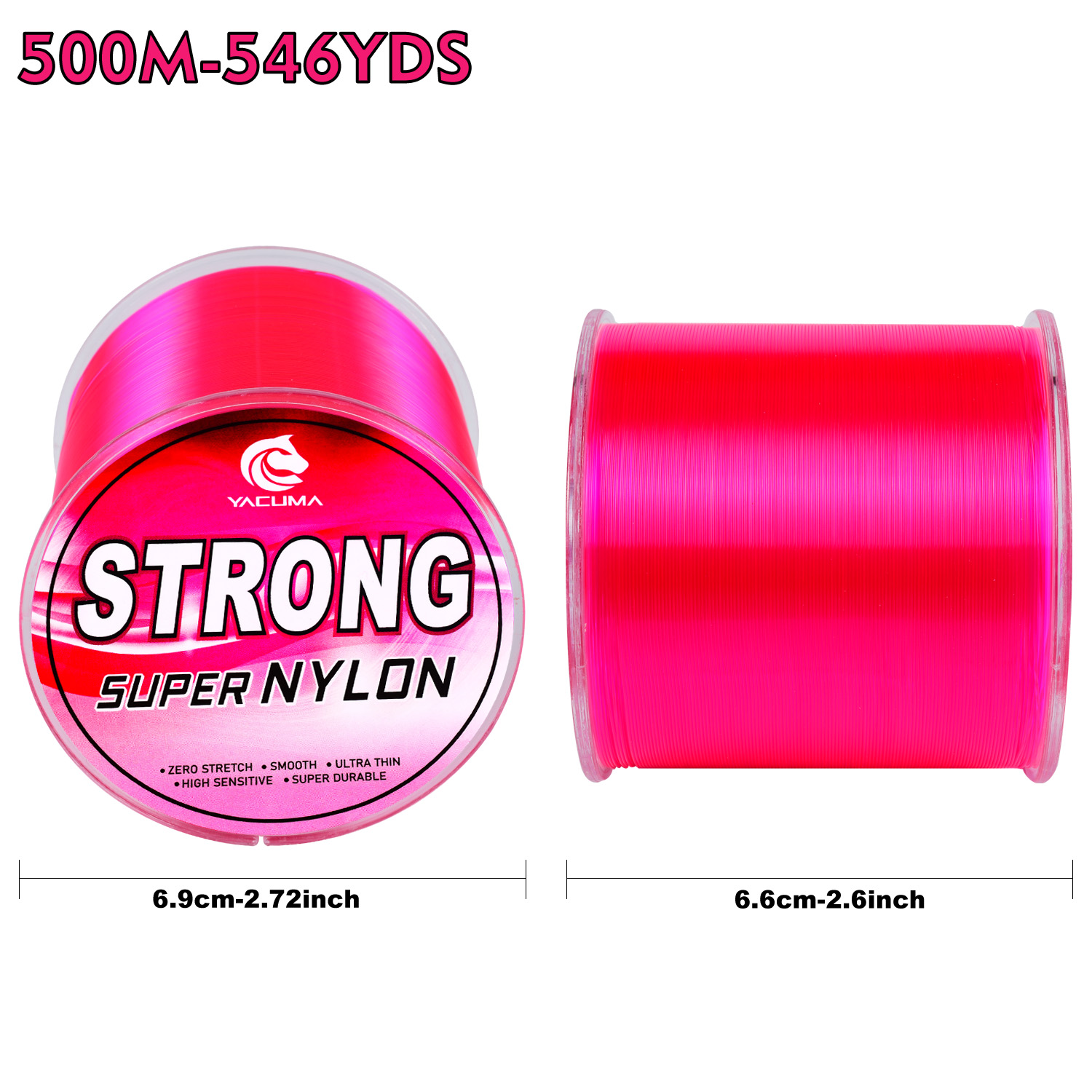 YACUMA 500M-546YDS Filo da Pes - Fluorocarbon Line recensione e prezzo