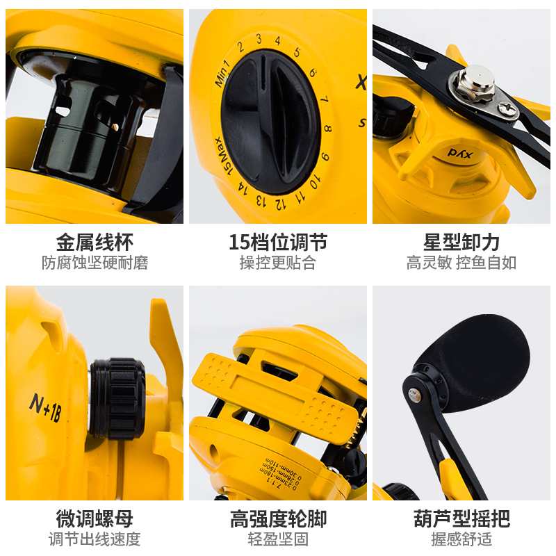 Mulinello da Casting Giallo N+ - Ice Fishing Line recensione e prezzo